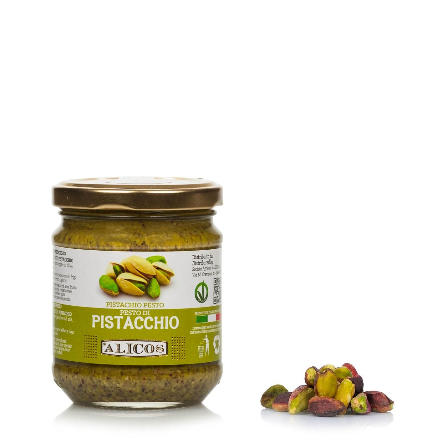 Pesto Pistache Alicos 190 g