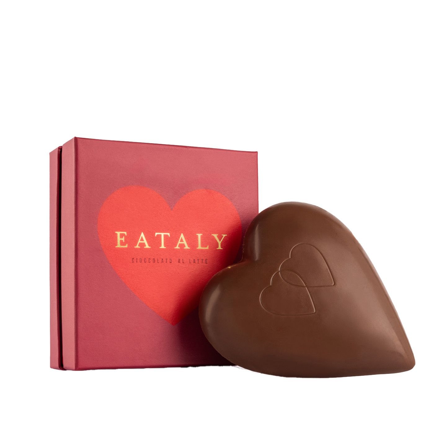 Caixa-presente Coração de Chocolate ao Leite