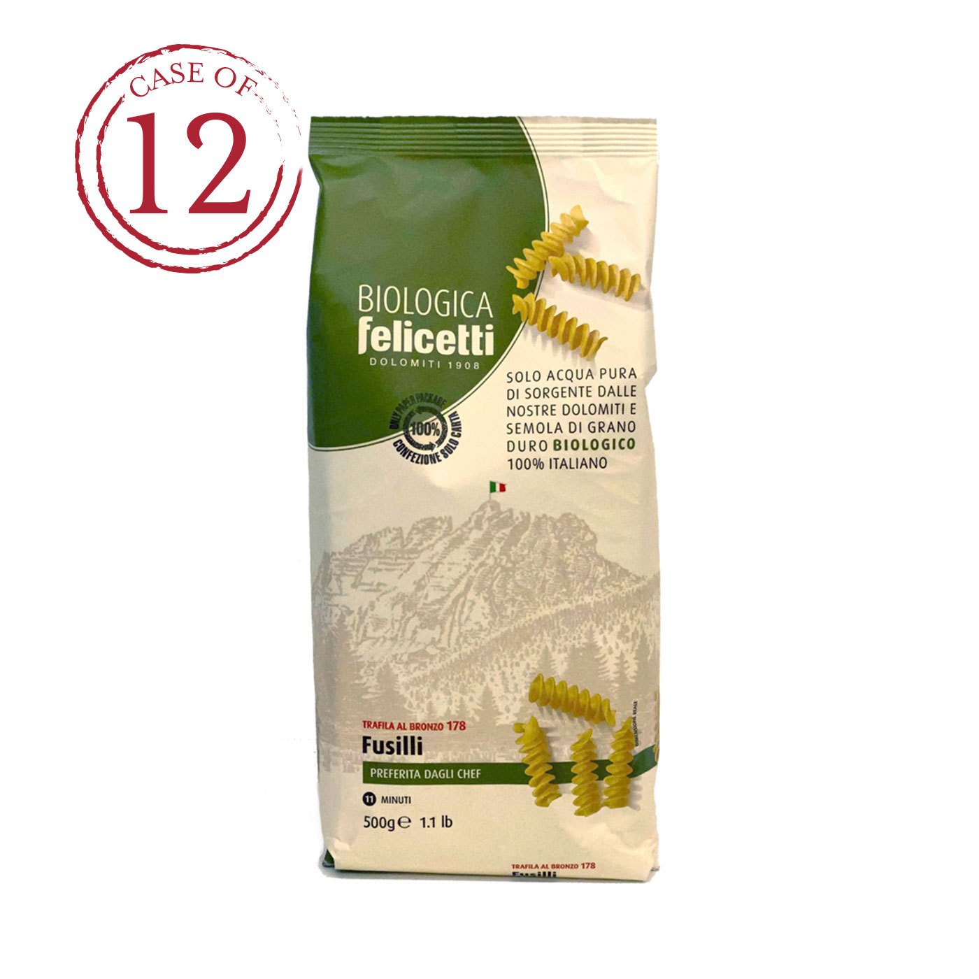 Fusilli Orgânico Felicetti 500 g
