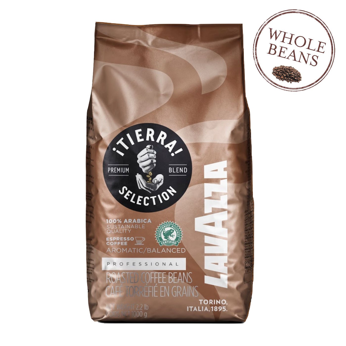 Café ¡Tierra! Selection Grãos Inteiros Lavazza 1 kg