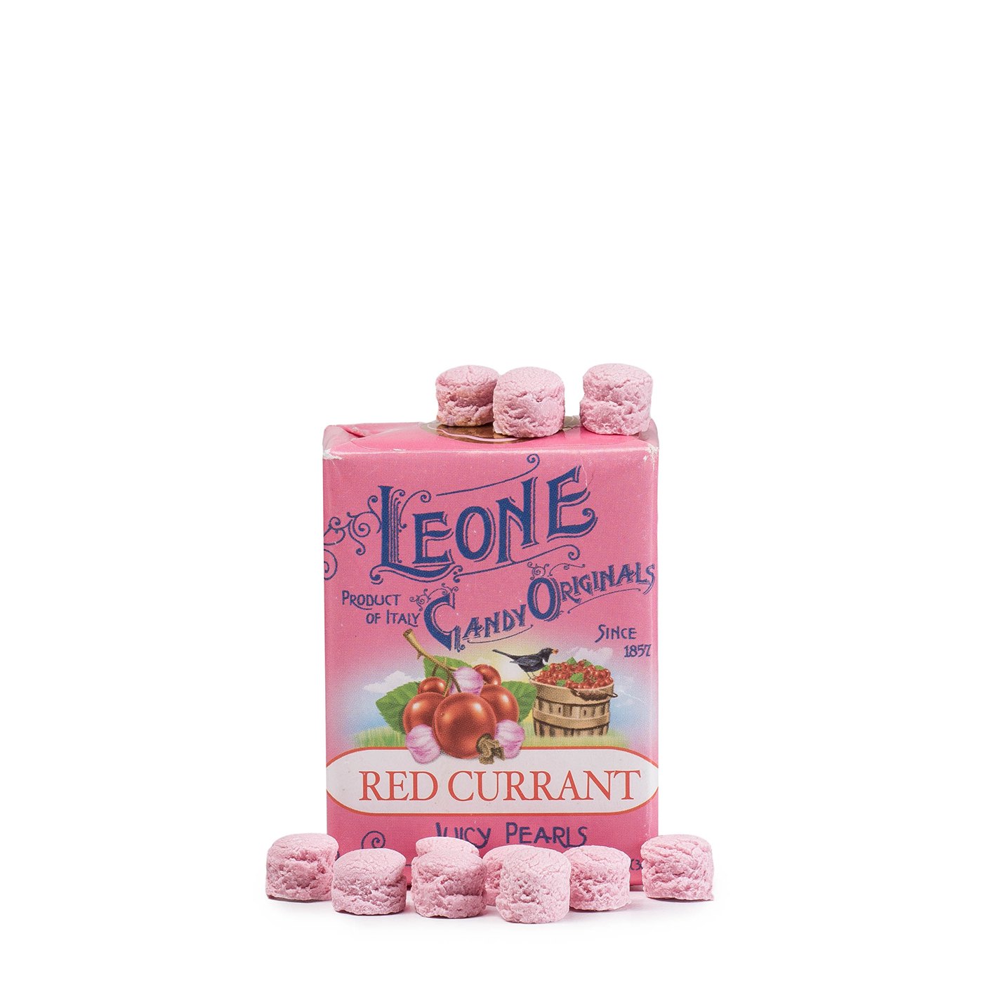 Balas de Groselha Vermelha Leone 28 g