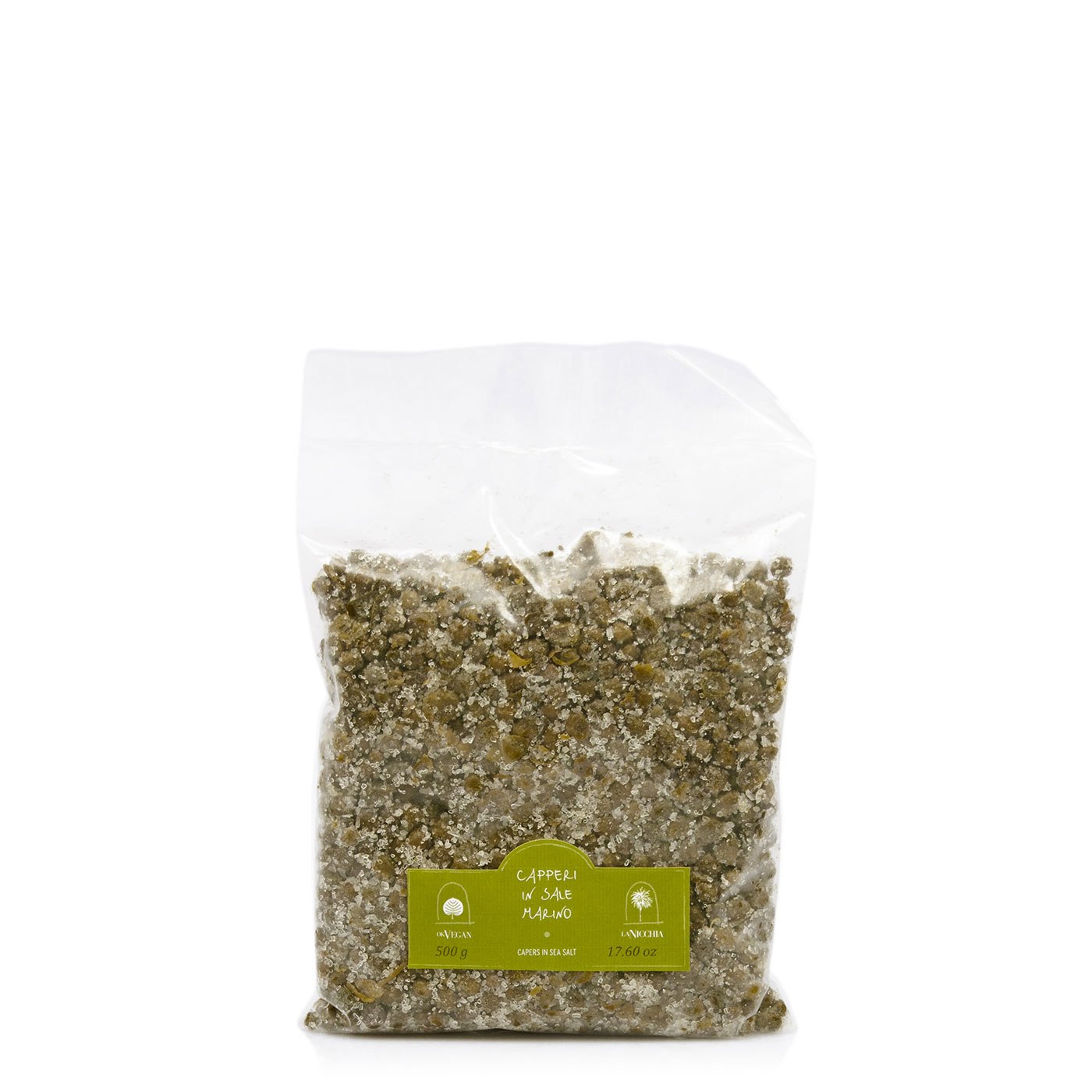 Alcaparras em Sal Marinho La Nicchia 200 g