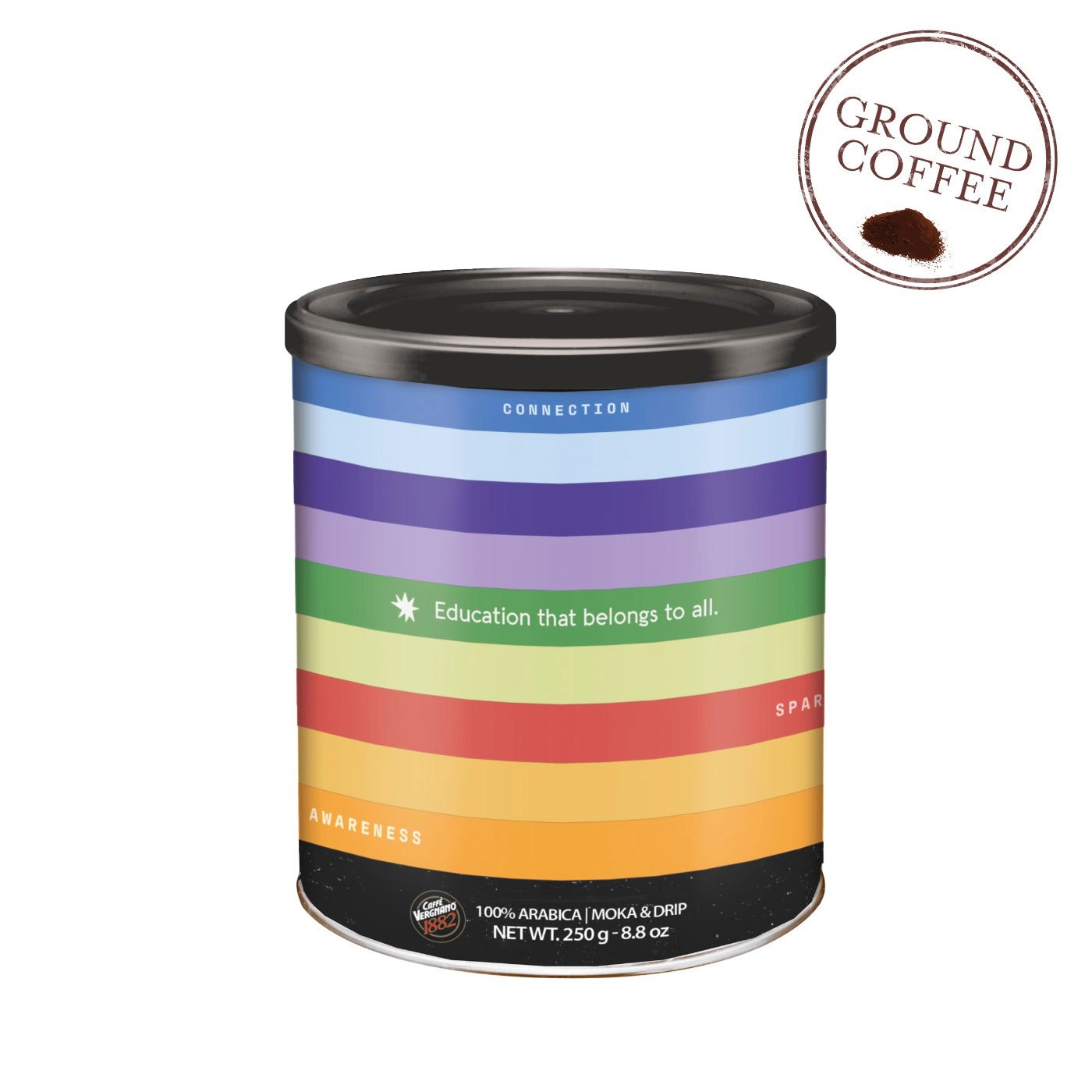 Café Funtasia 100% Arábica Moka e Coador Caffè Vergnano 250 g