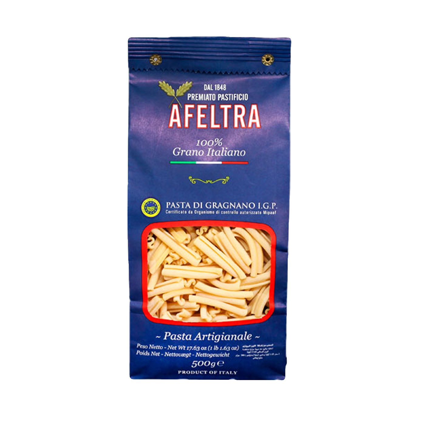 Caserecce 100% Grão Italiano Afeltra 500 g