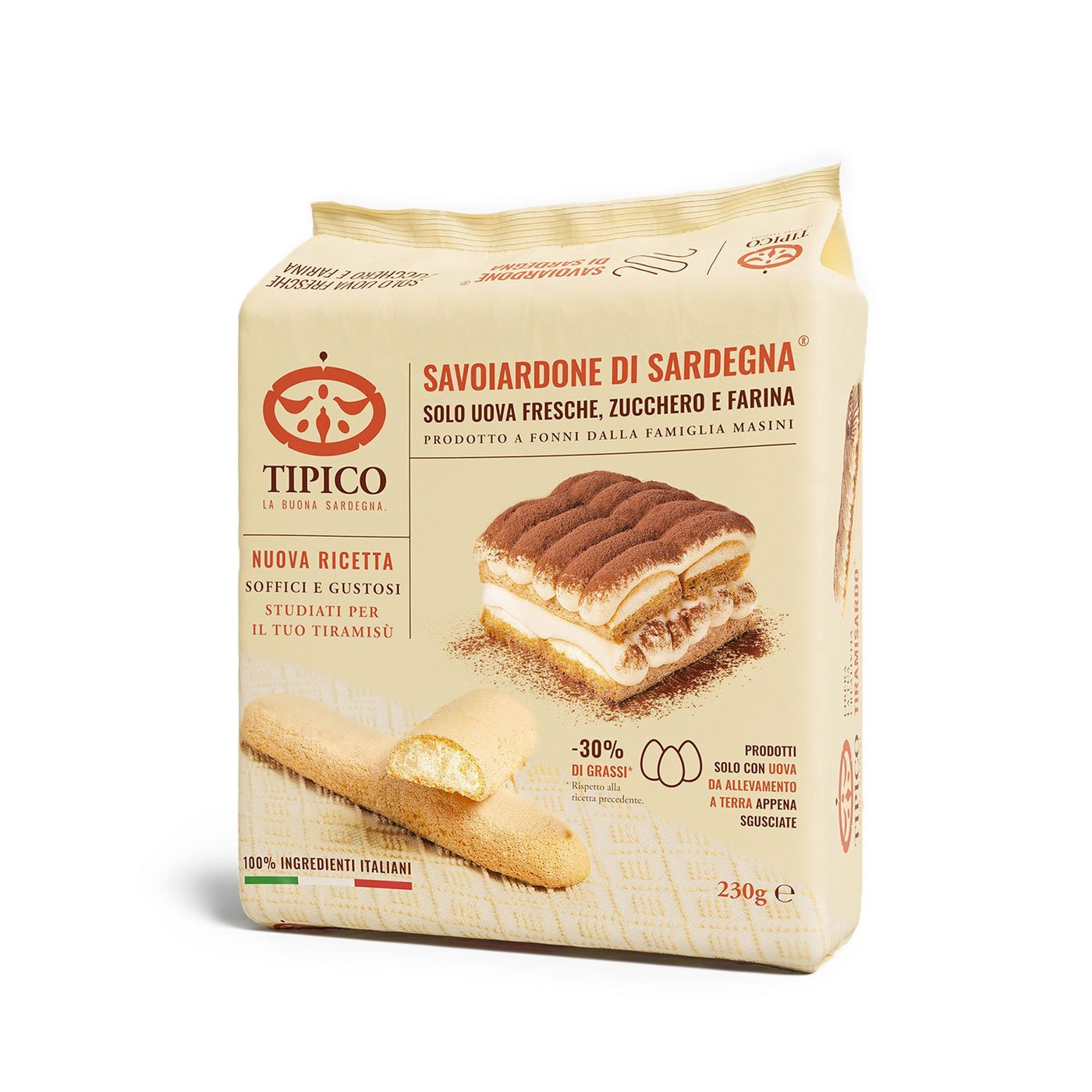 Savoiardone Tipico Biscoitos Ladyfinger 230 g