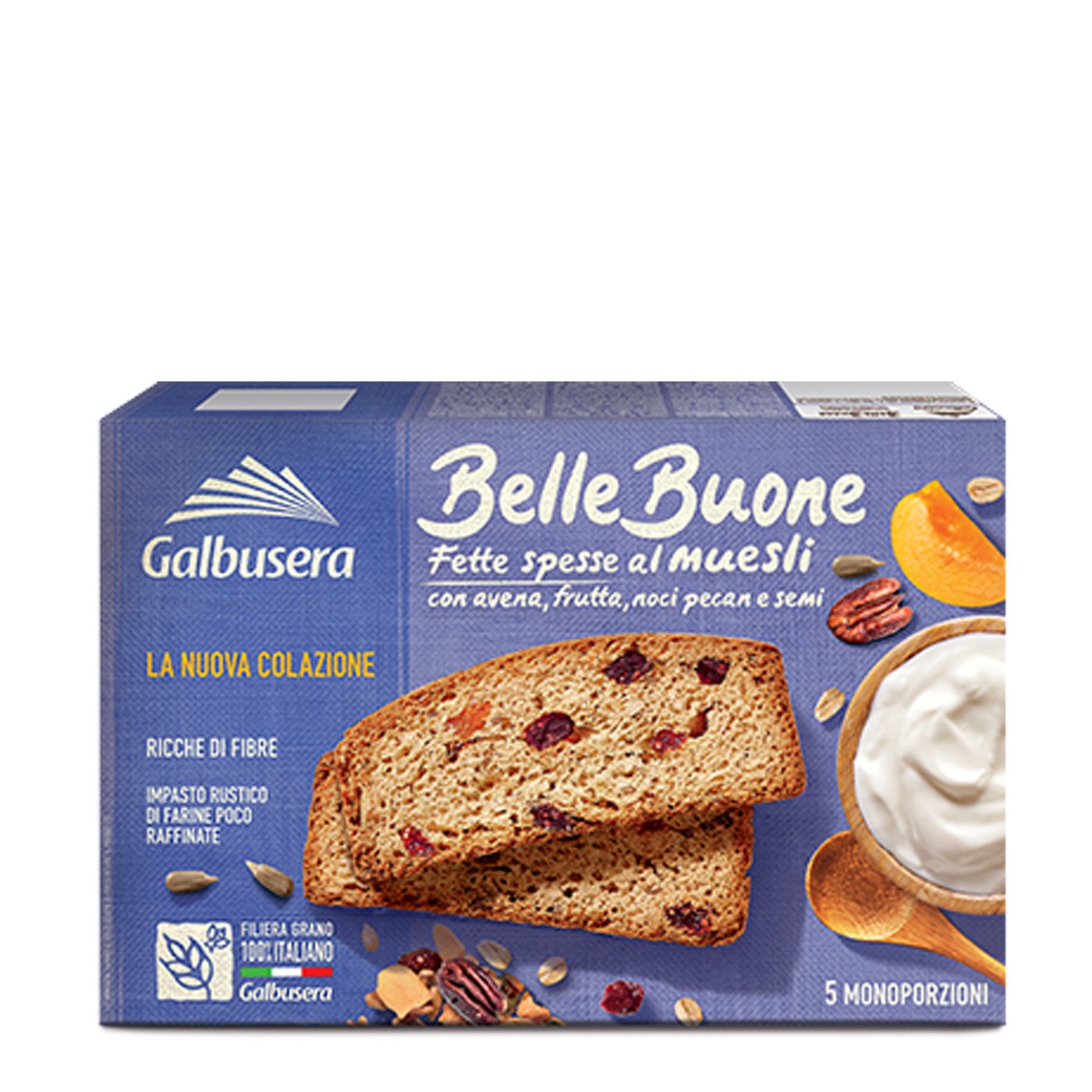 Biscoitos Rústicos Belle Buone Frutas e Muesli Galbusera 200 g