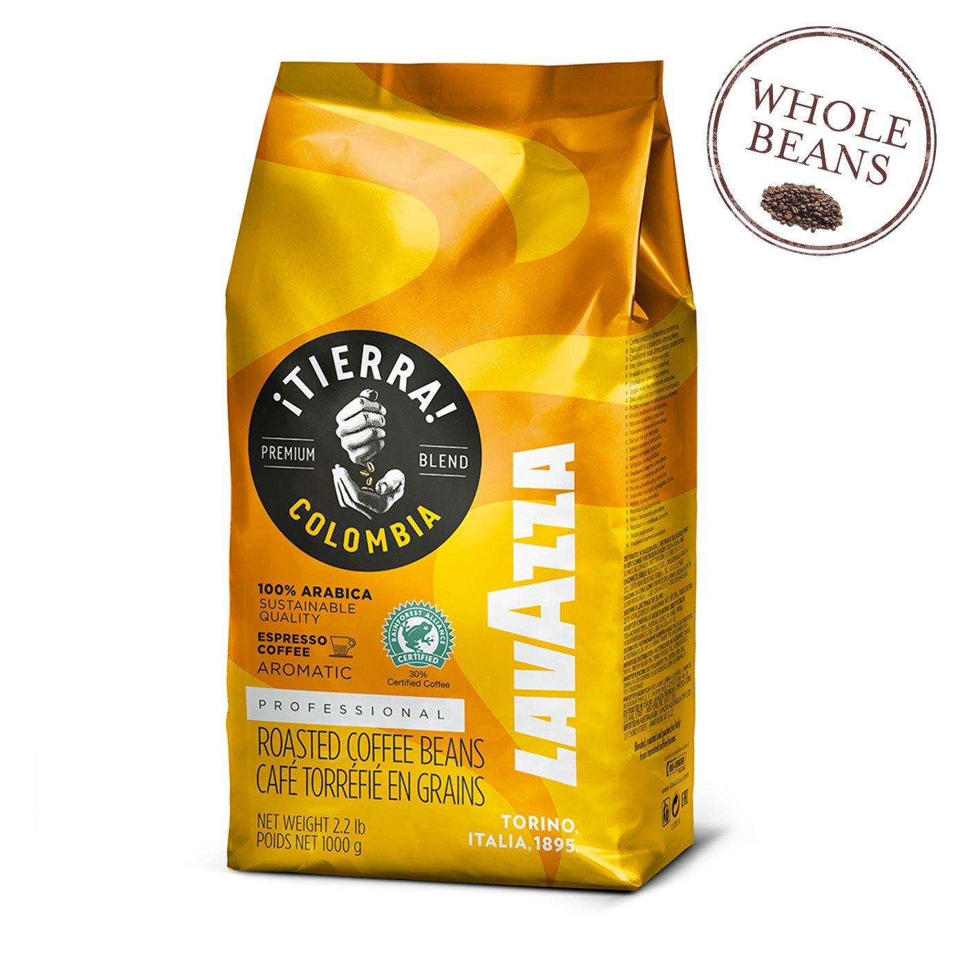Café Tierra Colombia 100% Arábica Lavazza 1 kg