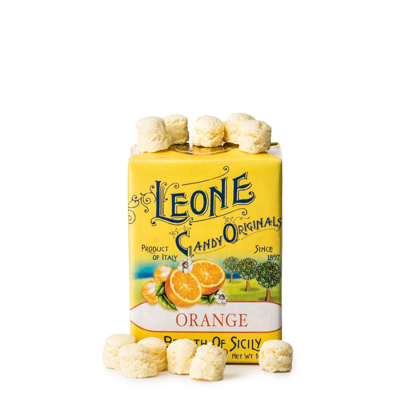 Balas de Laranja Leone 28 g