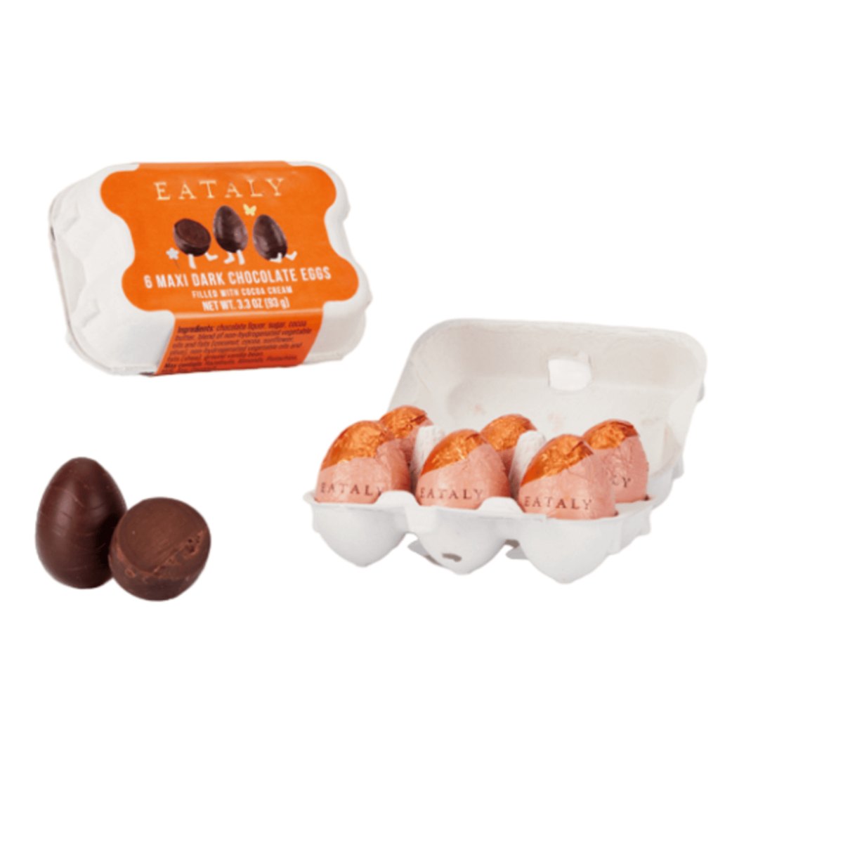 Ovos de Chocolate Amargo com Creme de Cacau