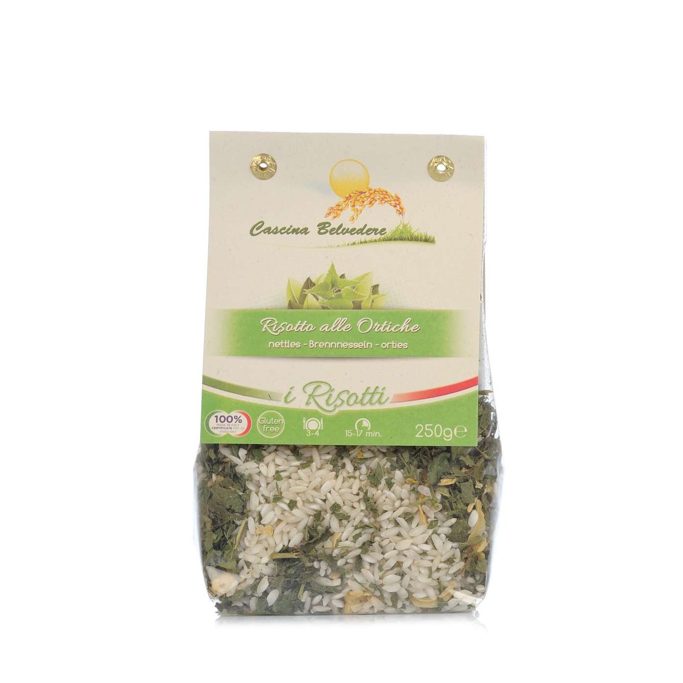 Risoto de Urtigas Belvedere 250 g