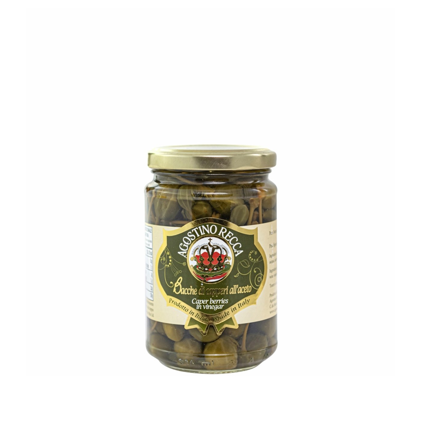 Berries de Alcaparra em Vinagre Agostino Recca 310 g