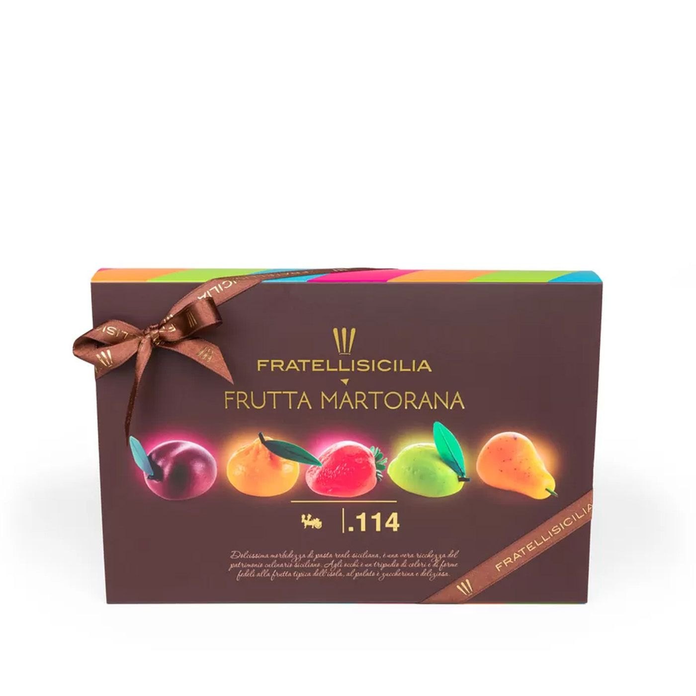 Caixa-presente Frutas de Marzapão Fratelli Sicilia 300 g
