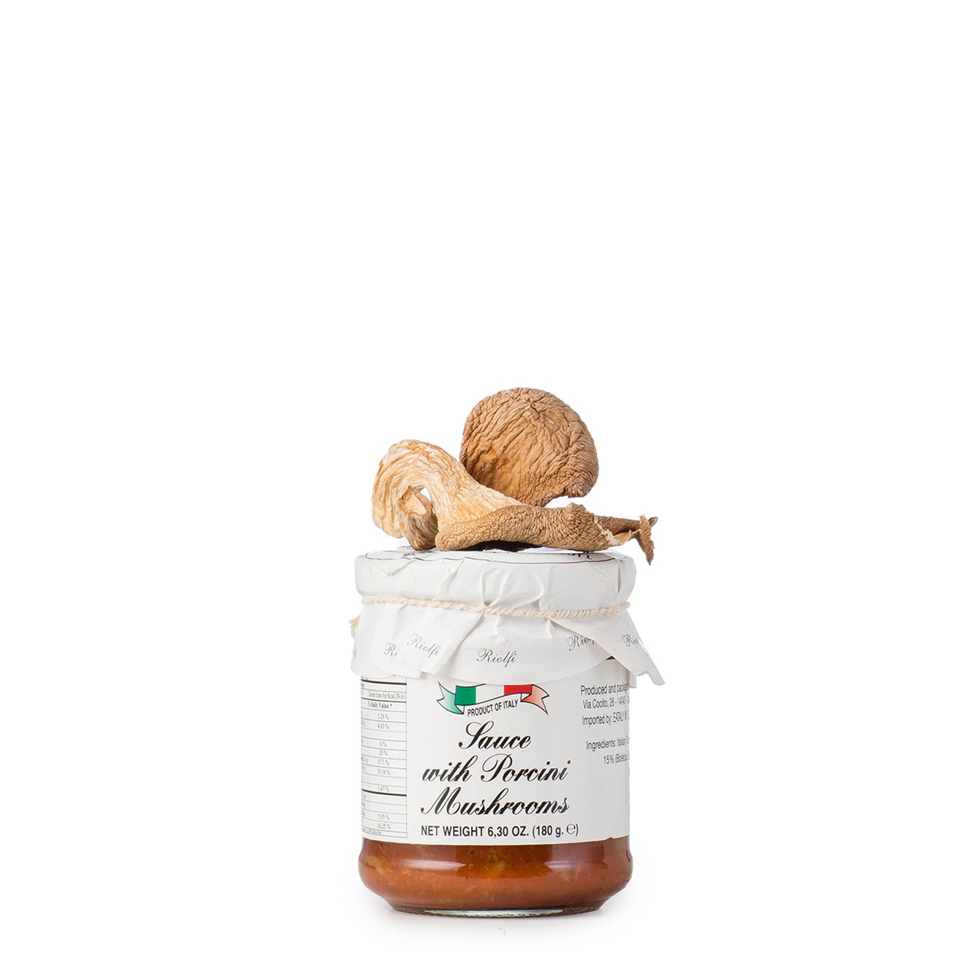 Molho de Cogumelo Porcini Riolfi 180 g