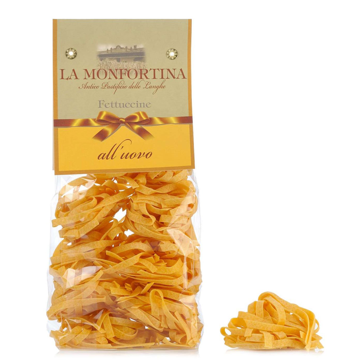 Pasta Fettuccine com Ovos La Monfortina 250 g