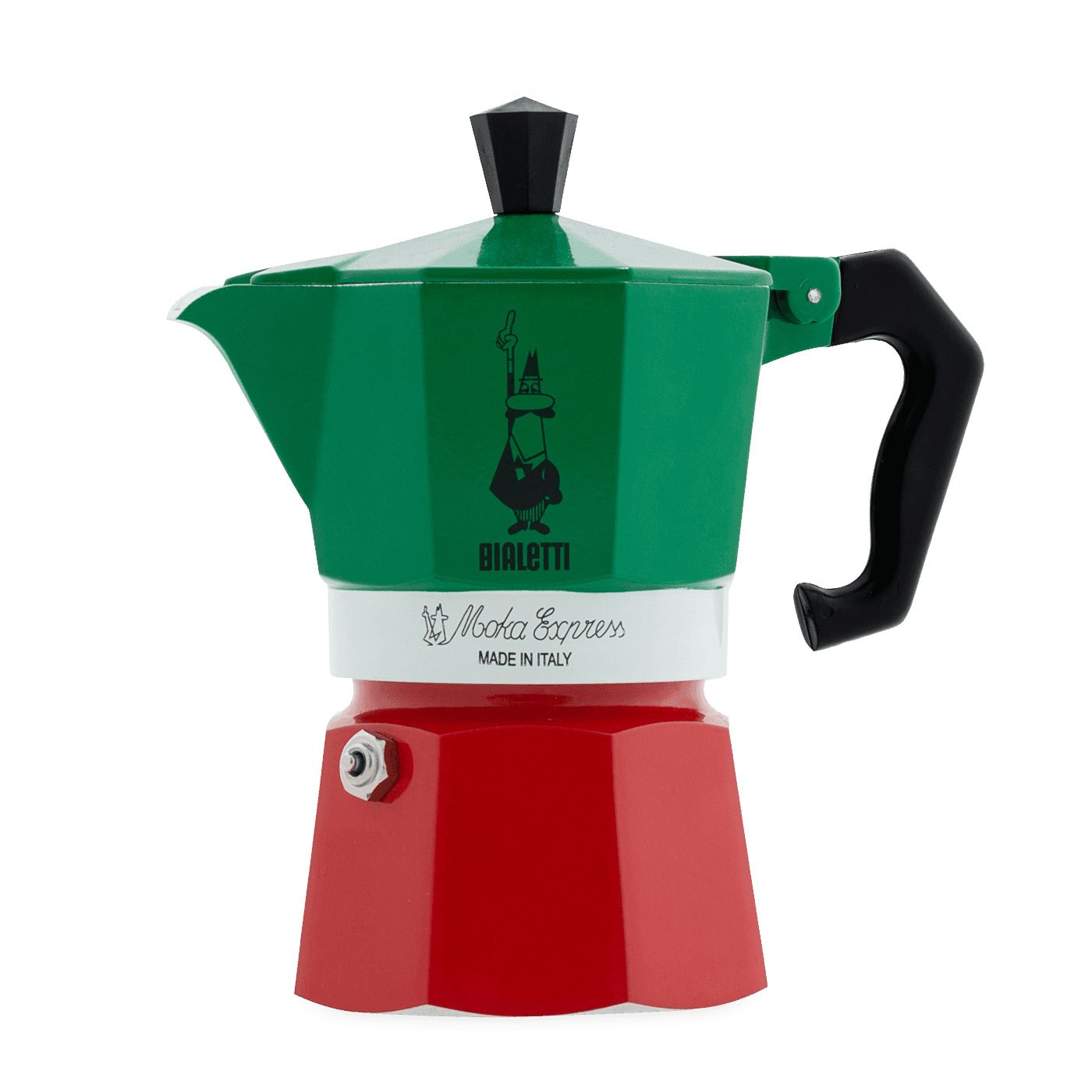 Cafeteira Moka Bialetti Tricolore 3 xícaras