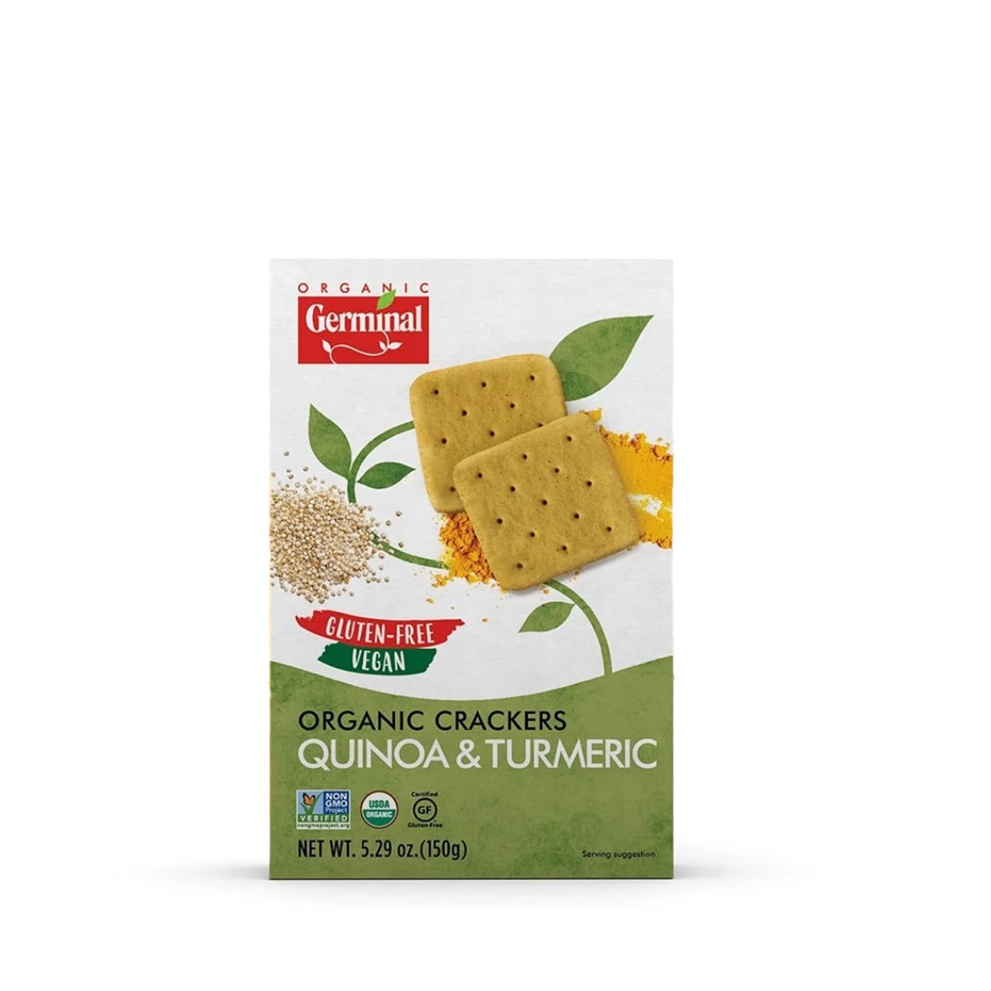 Biscoitos Germinal Organic Quinoa e Açafrão 150 g