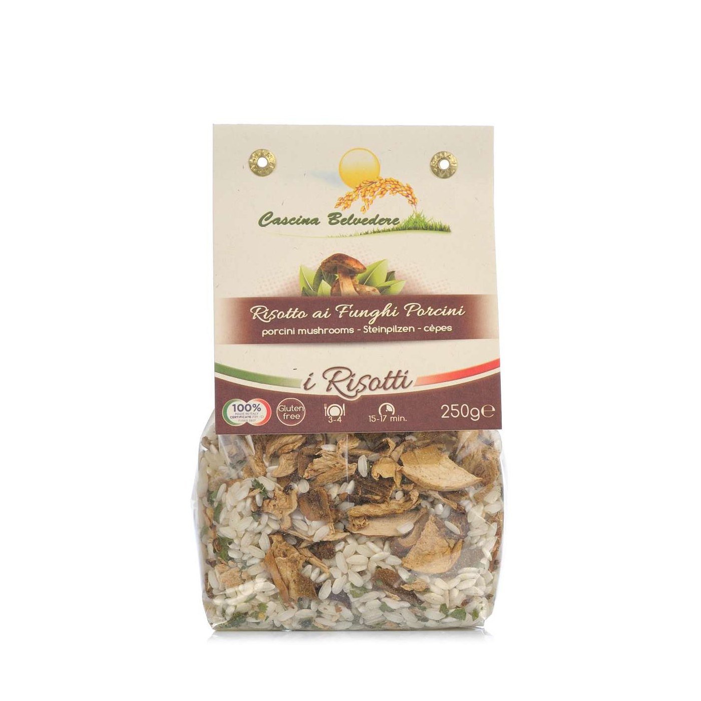 Risoto de Cogumelo Porcini Belvedere