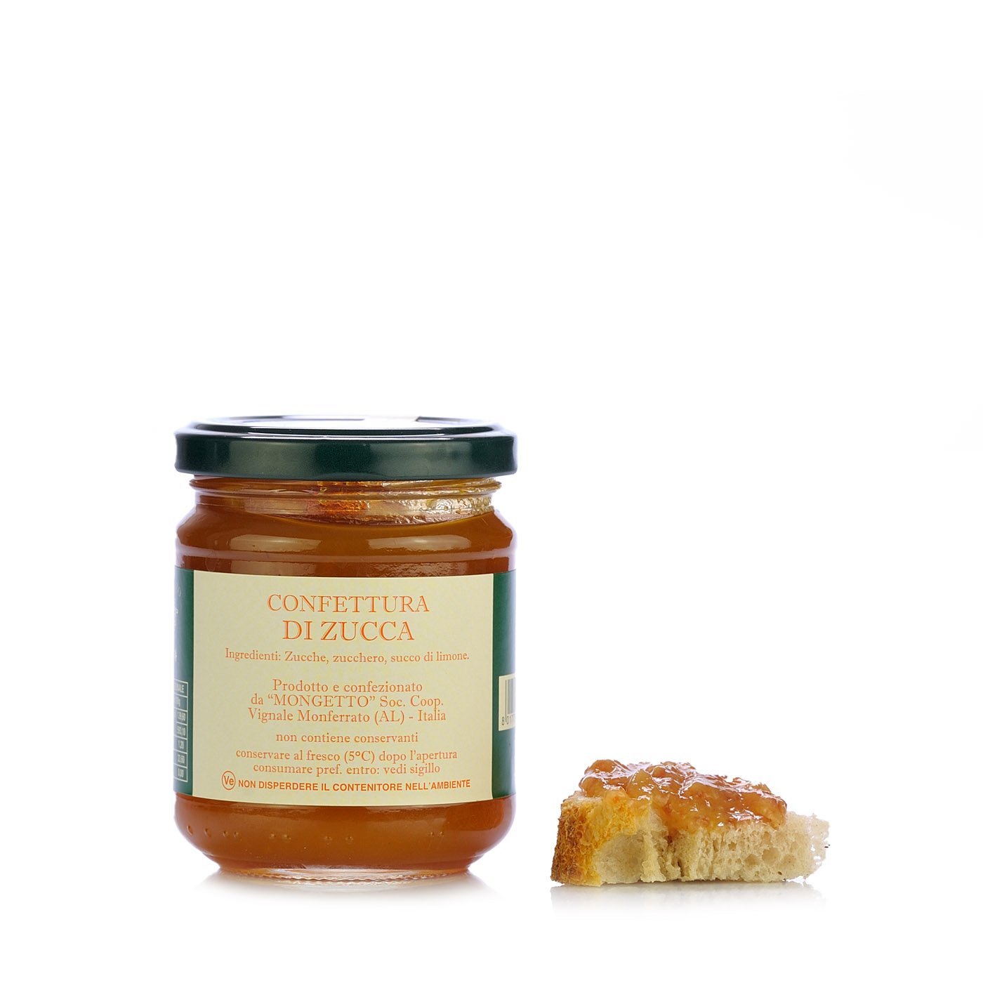 Geleia de Abóbora Il Mongetto 220 g