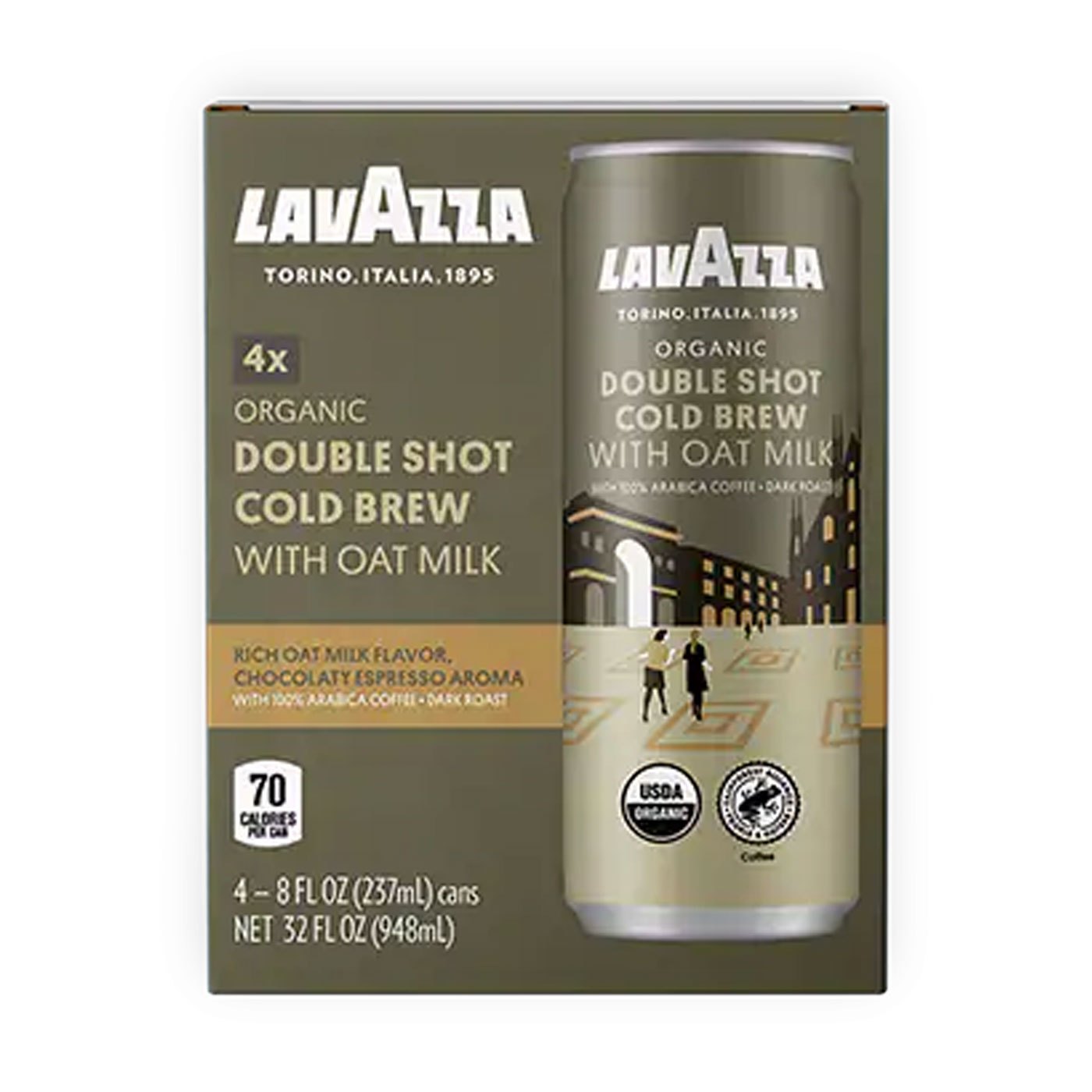 Cold Brew Duplo Leite Aveia Orgânico Lavazza 225 g
