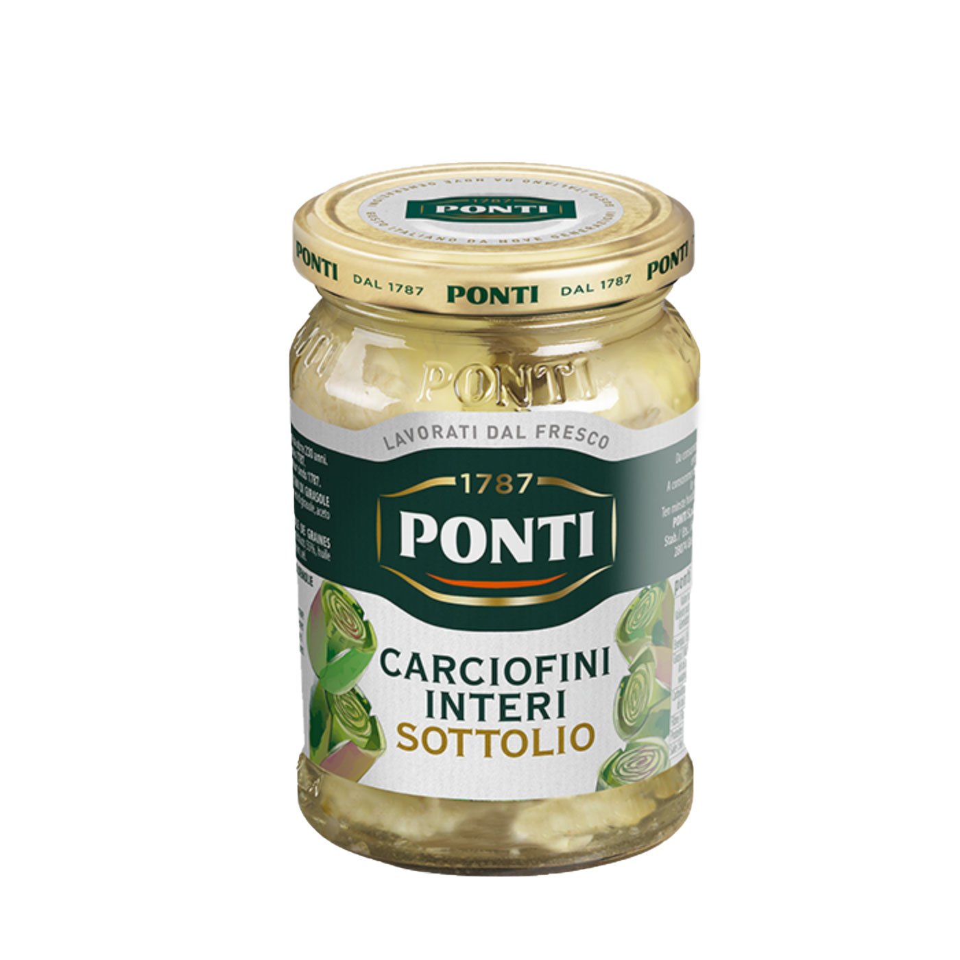 Alcachofras Inteiras em Óleo Ponti 280 g