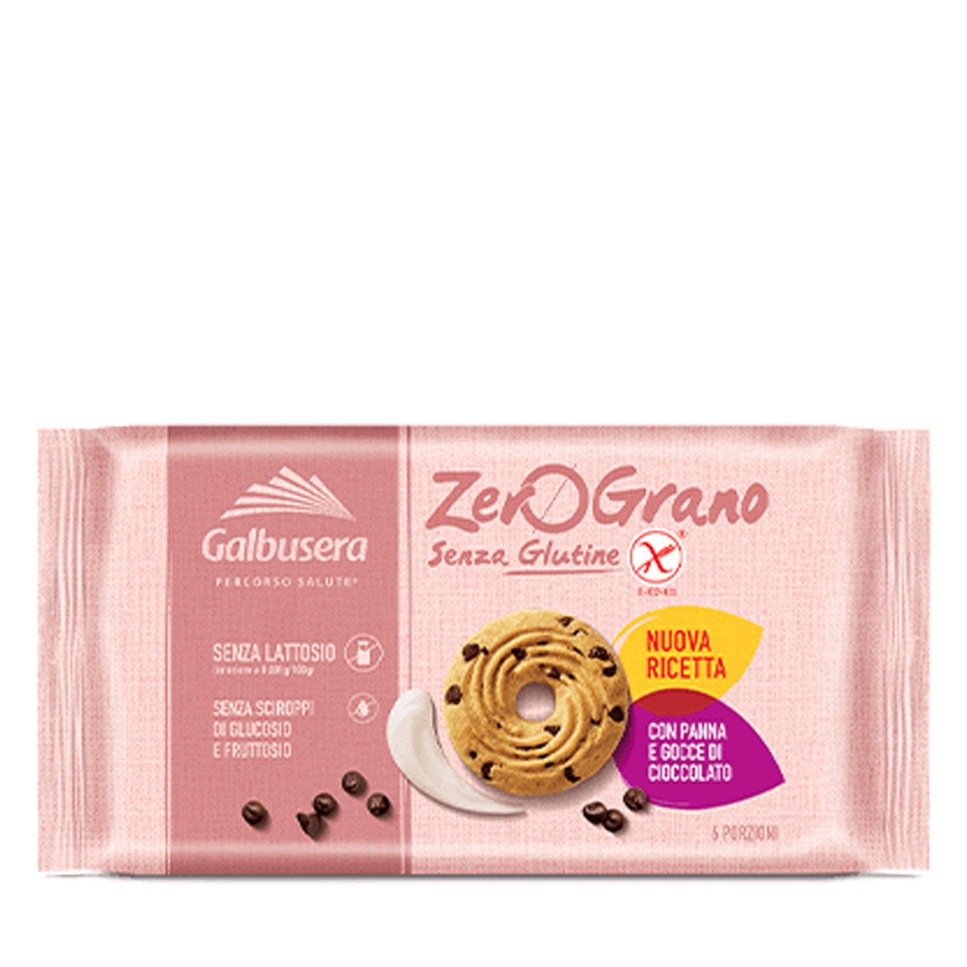 Biscoitos de Chocolate Sem Glúten Galbusera 220 g