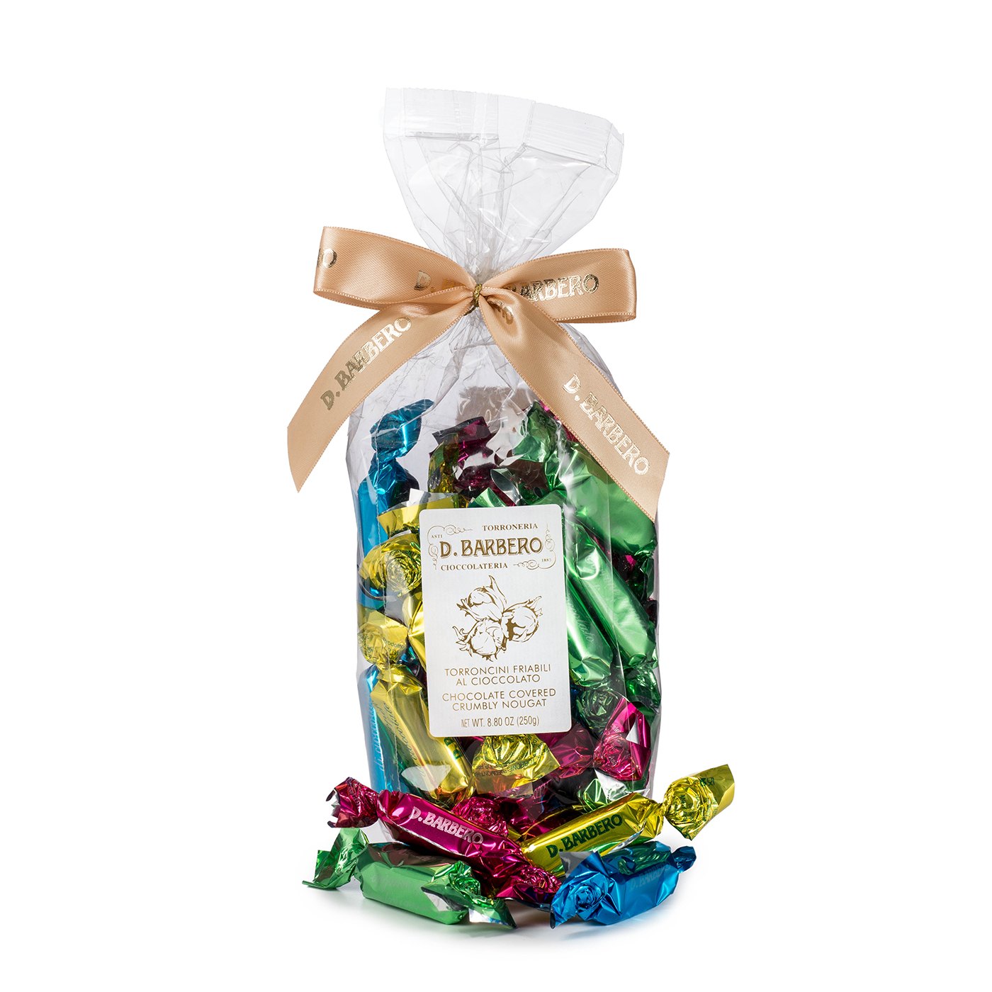 Torroncini Cobertos de Chocolate com Avelã