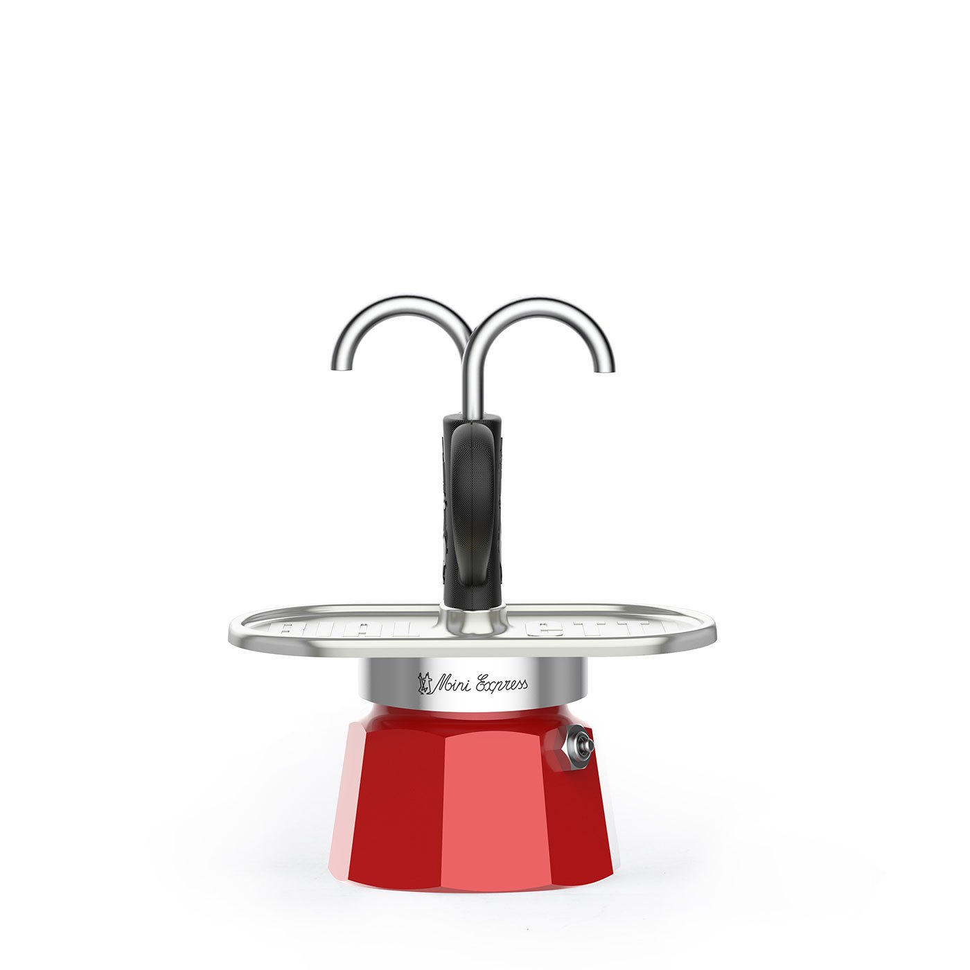 Mini Express Bialetti Cafeteira Moka Vermelha 2 Xícaras
