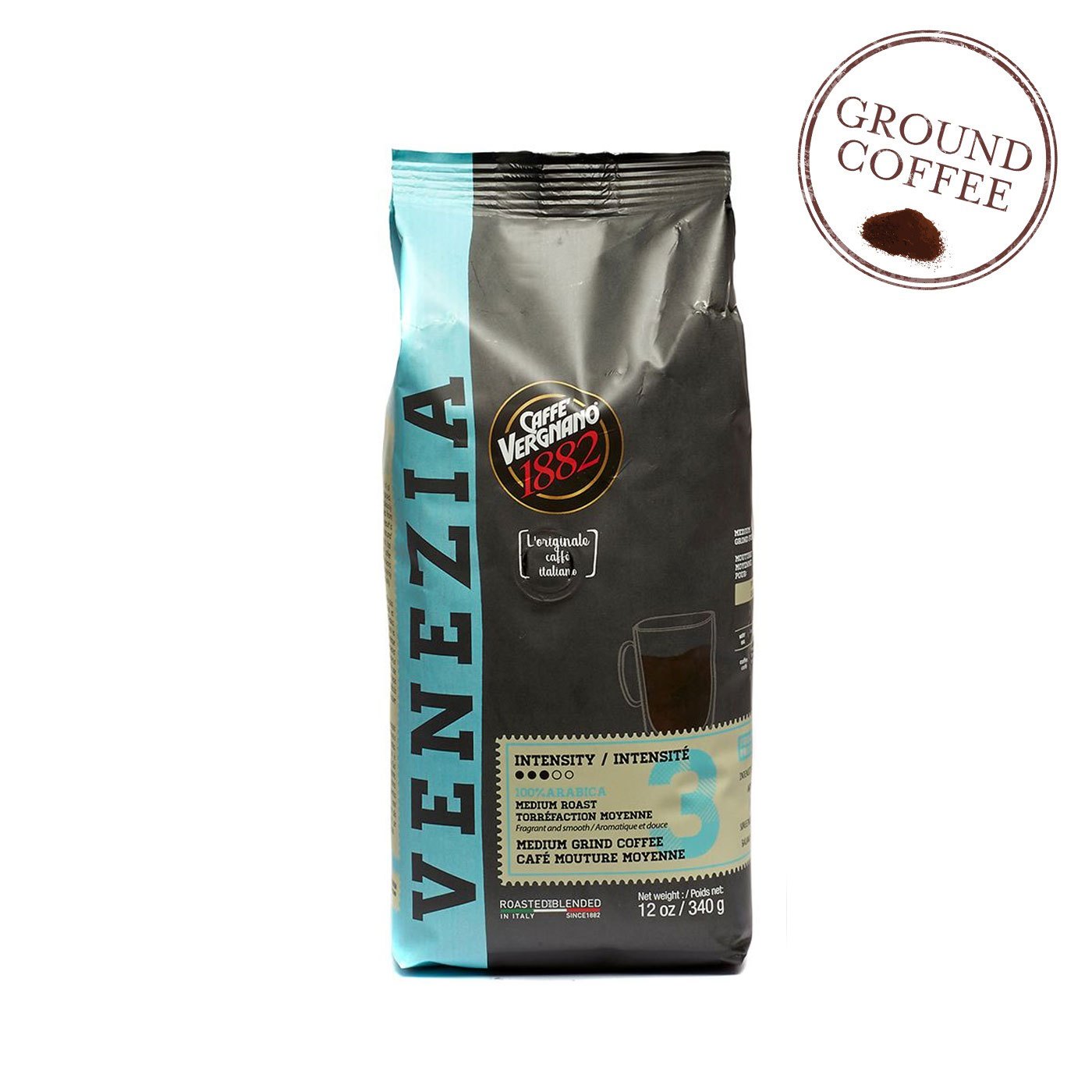 Café Moído Venezia Blend Vergnano 340 g