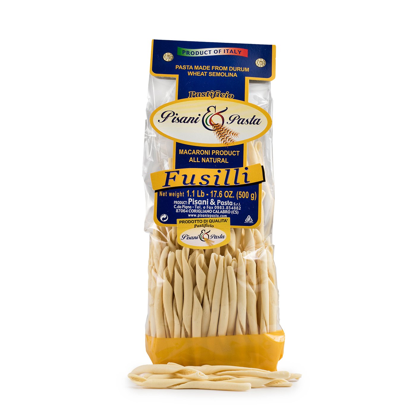 Massa Fusilli Pisani 500 g