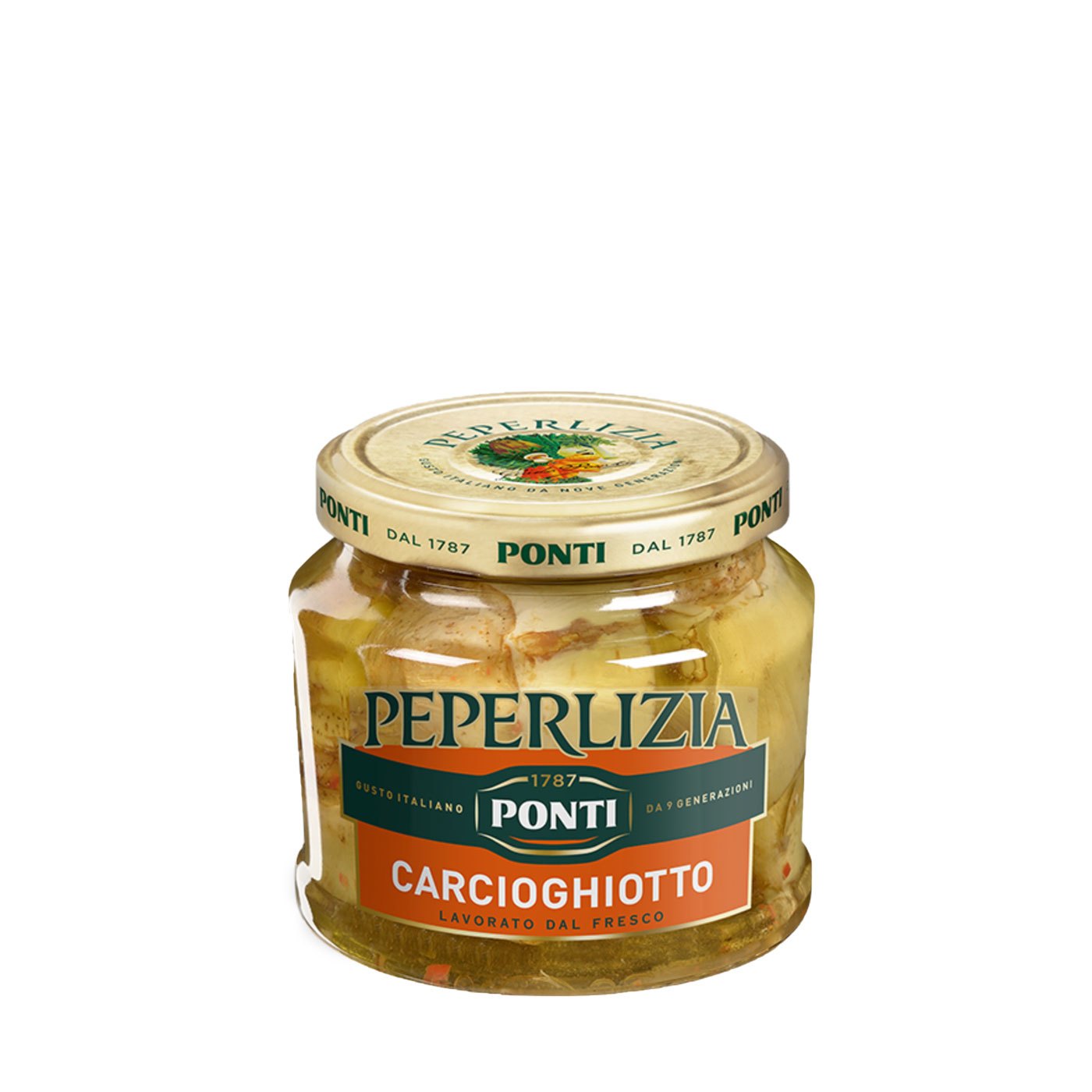 Alcachofras Peperlizia em Óleo Ponti 350 g