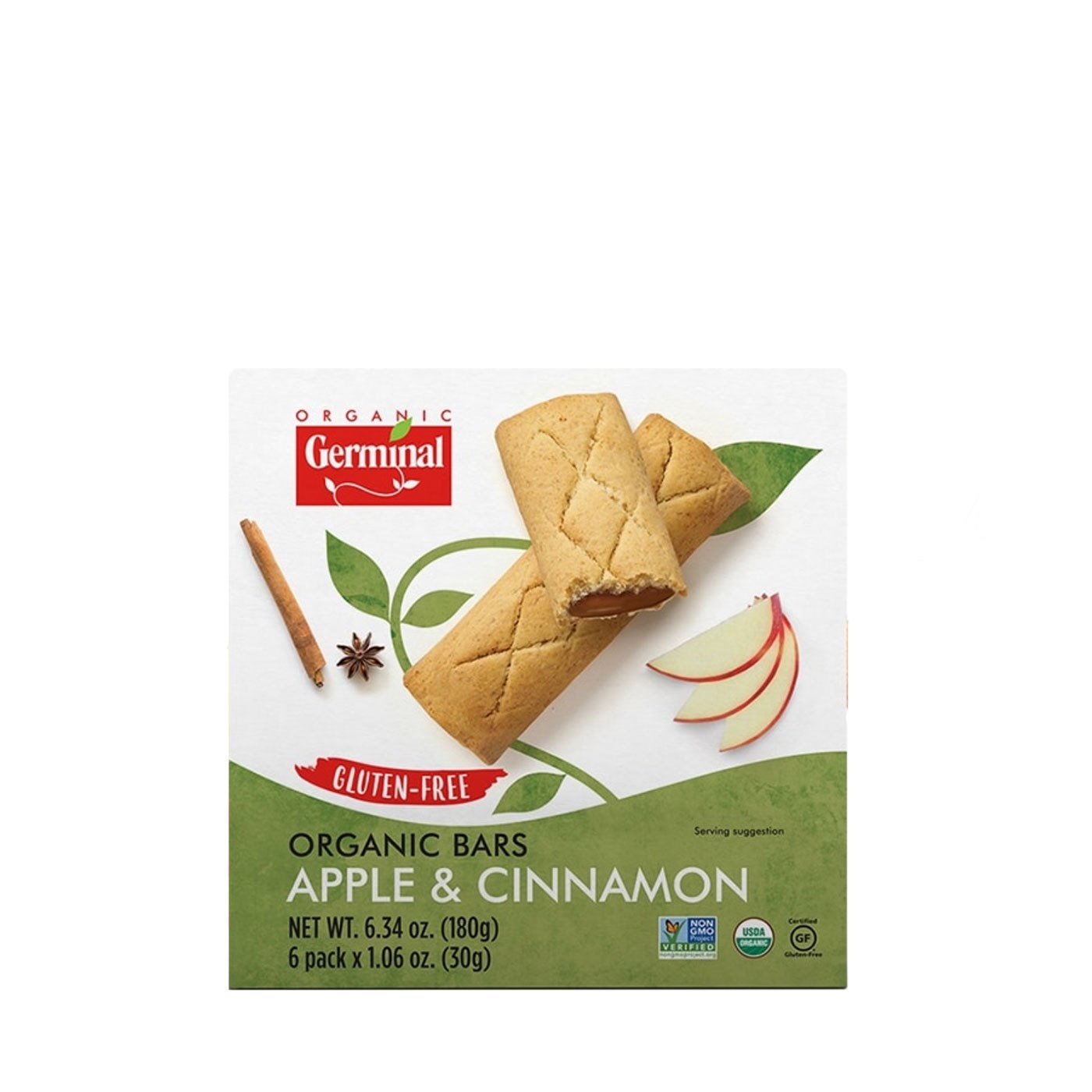 Barra Maçã e Canela Sem Glúten Orgânica 180 g