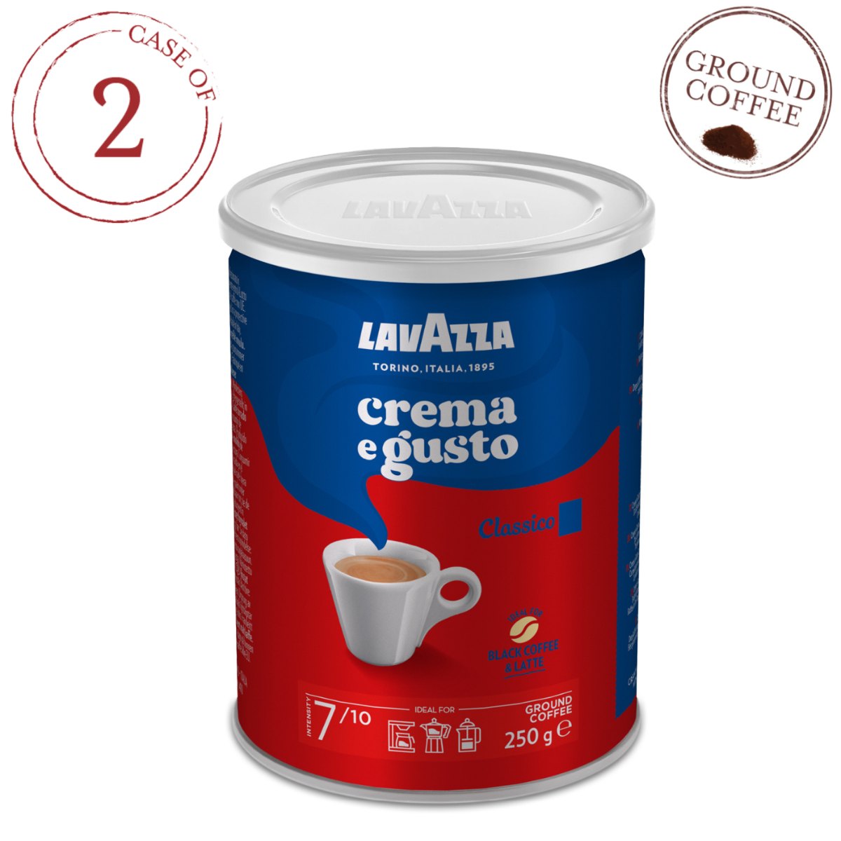 Café Moído Crema e Gusto Lavazza