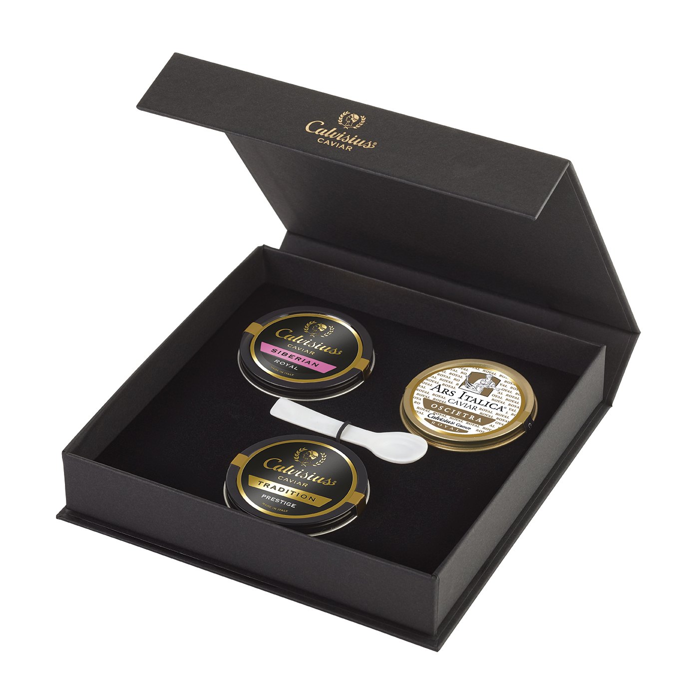 Kit Caviar Calvisius 3 Sabores