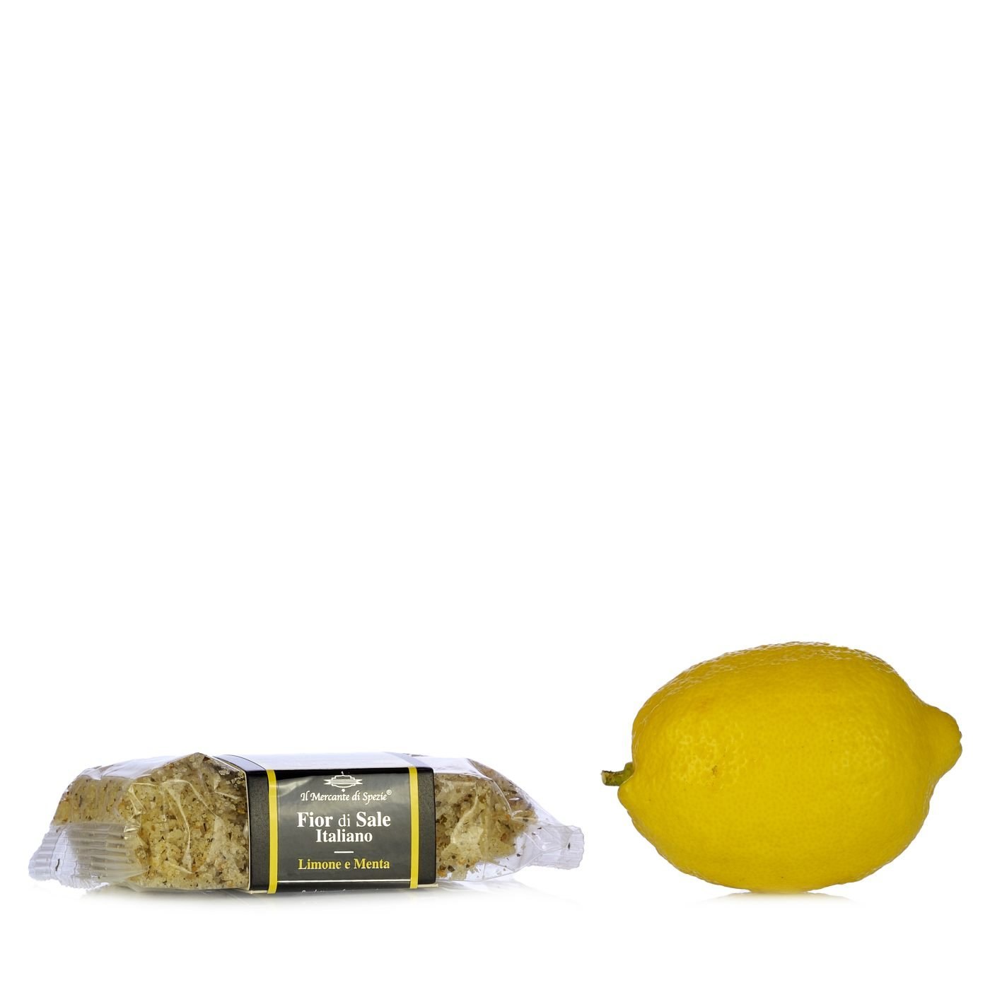 Sal Fior di Sale com Limão e Menta 160 g