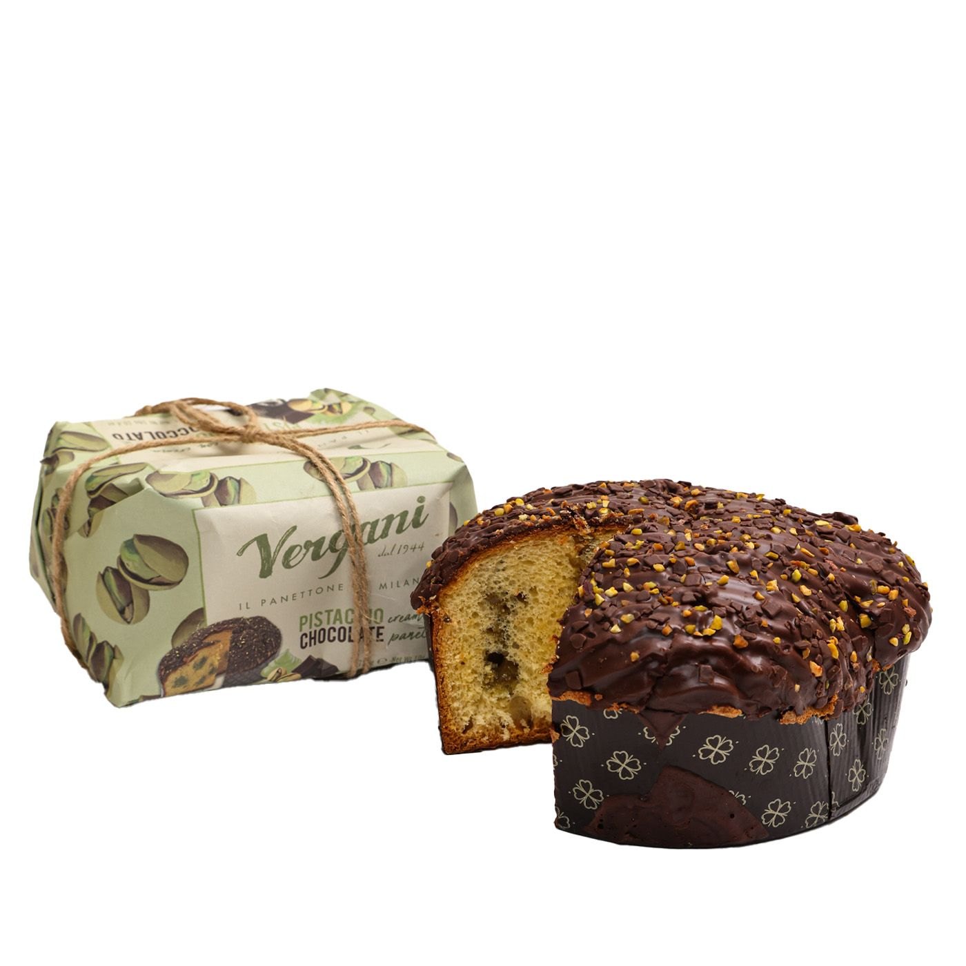 Panettone de Chocolate e Pistache Vergani 750 g