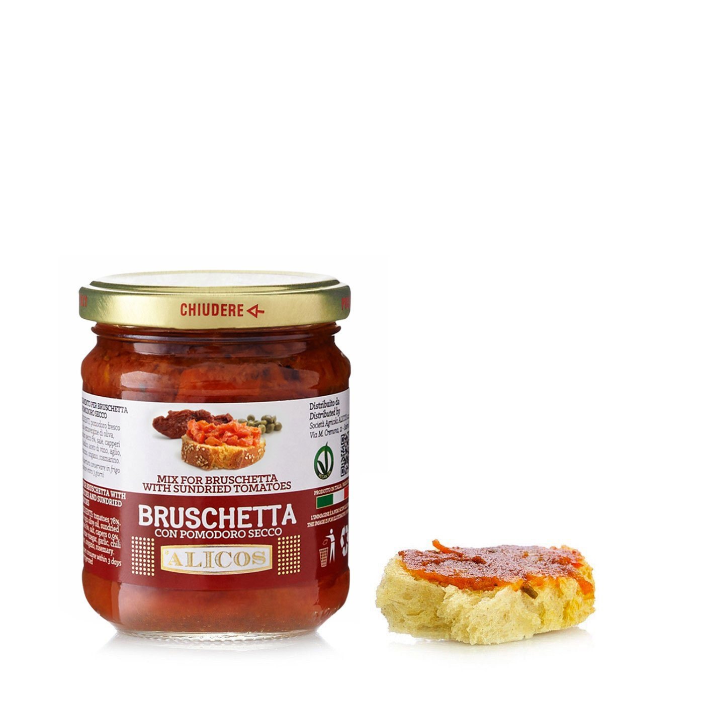 Molho Bruschetta Tomate Seco Alicos