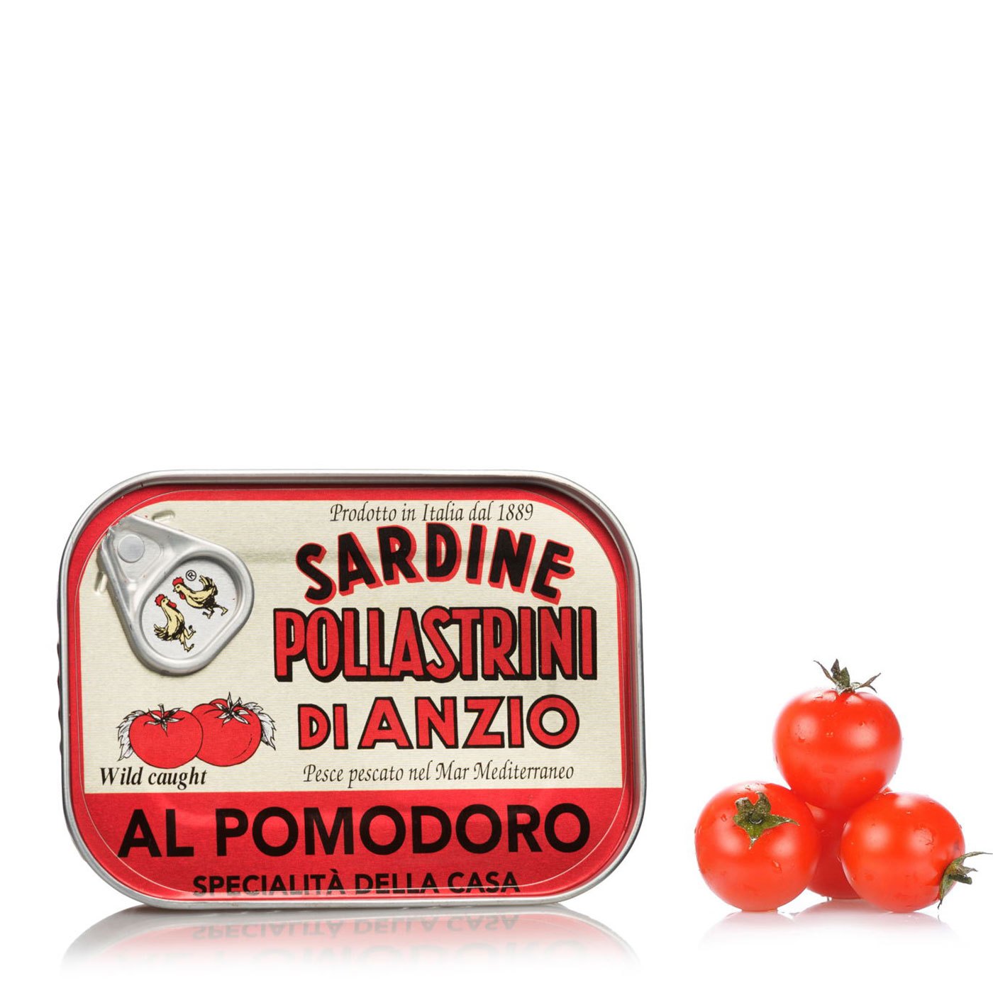 Sardinha com Molho de Tomate Pollastrini 99 g