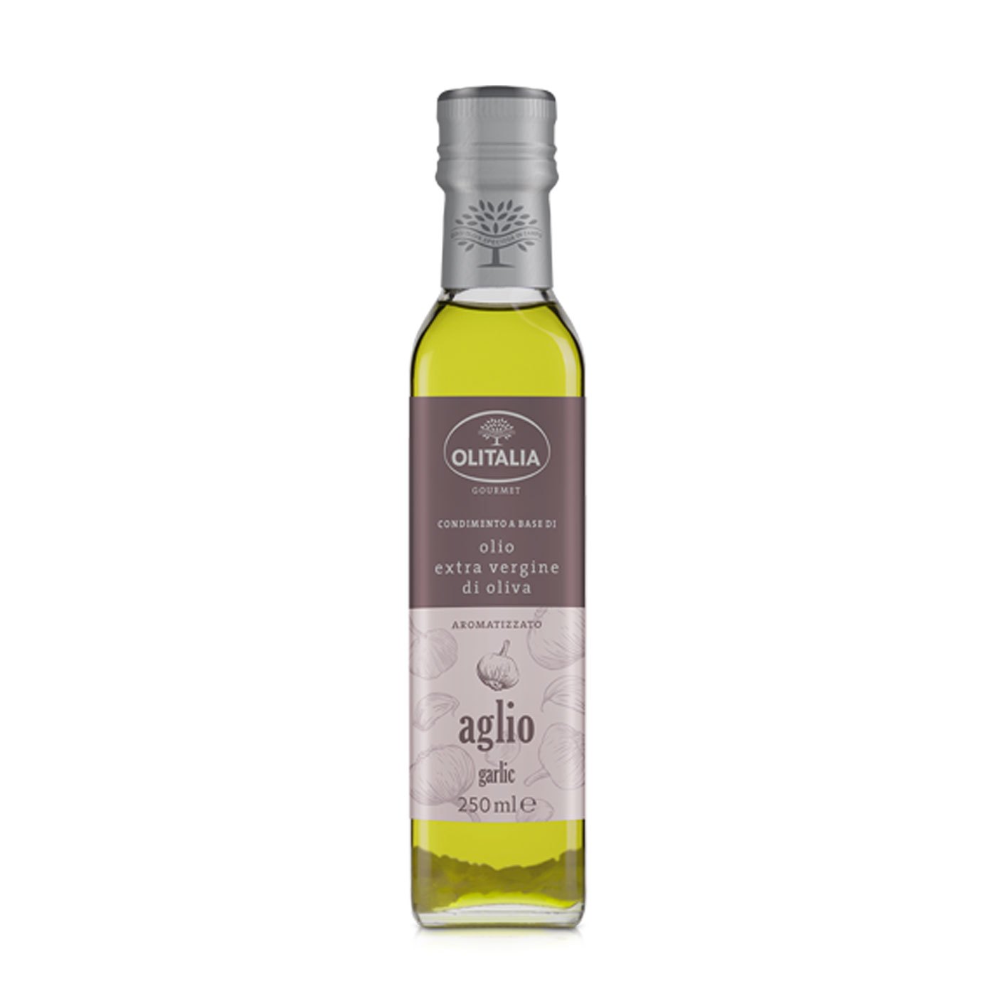 Azeite Extra Virgem com Alho Olitalia 240 g
