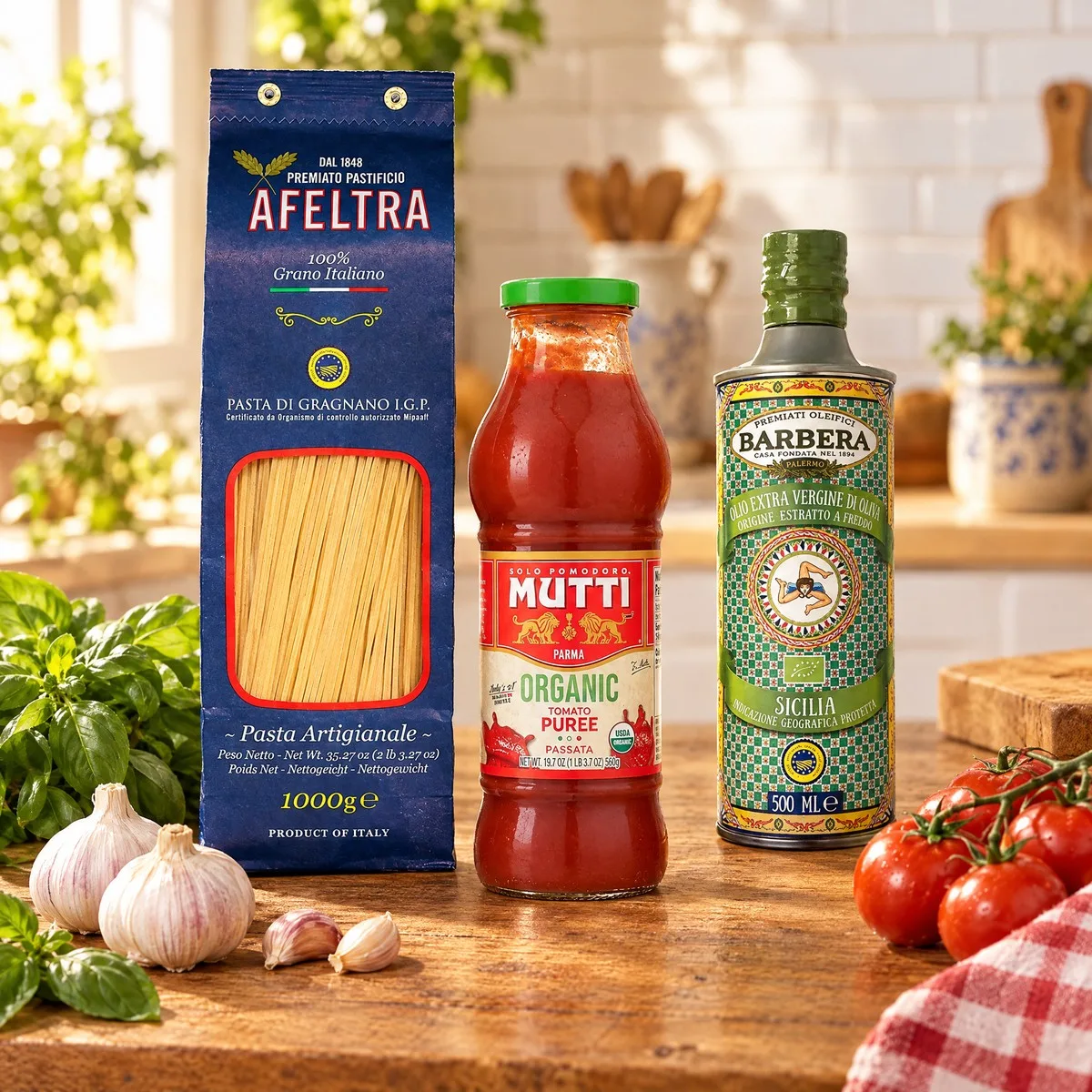 Kit Macarronada da Nonna: Spaghetti, Passata e Azeite