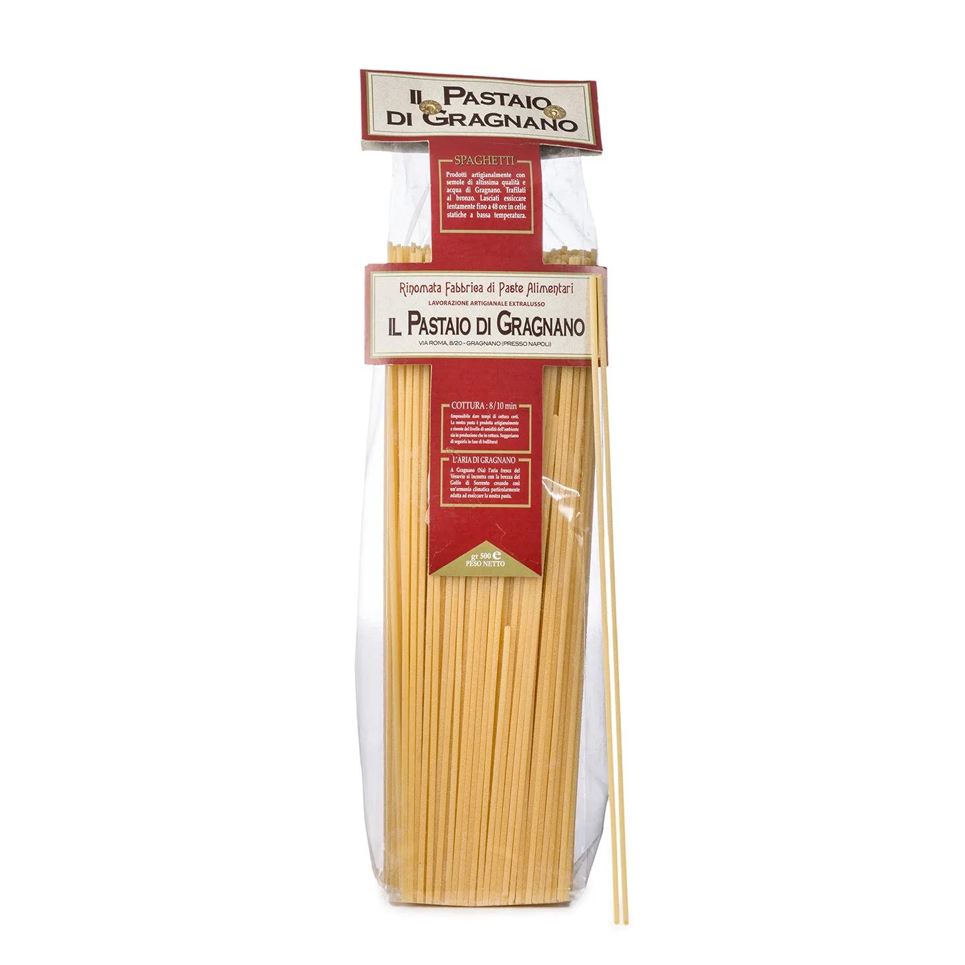 Pacote de Spaghetti Il Pastaio di Gragnano 500 g