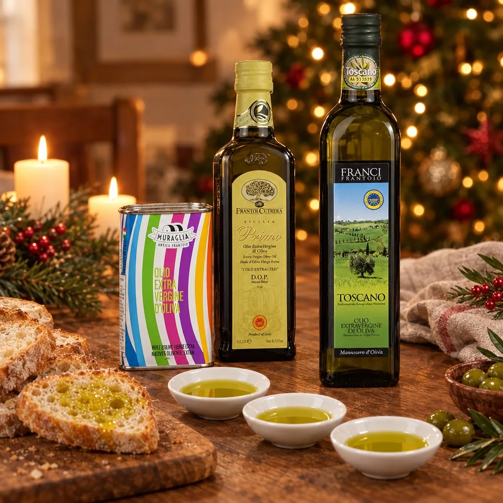 Kit Degustação 3 Azeites Italianos: Puglia, Sicília e Toscana